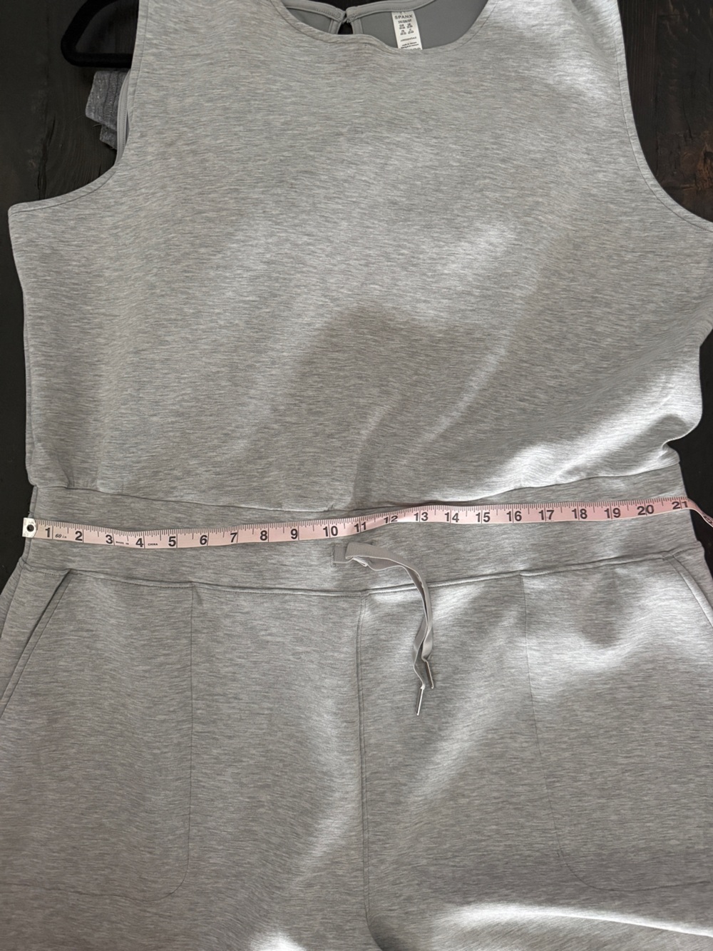 Spanx AirEssentials Jumpsuit Light Grey Heather Size 3X NWT - Picture 10 of 11